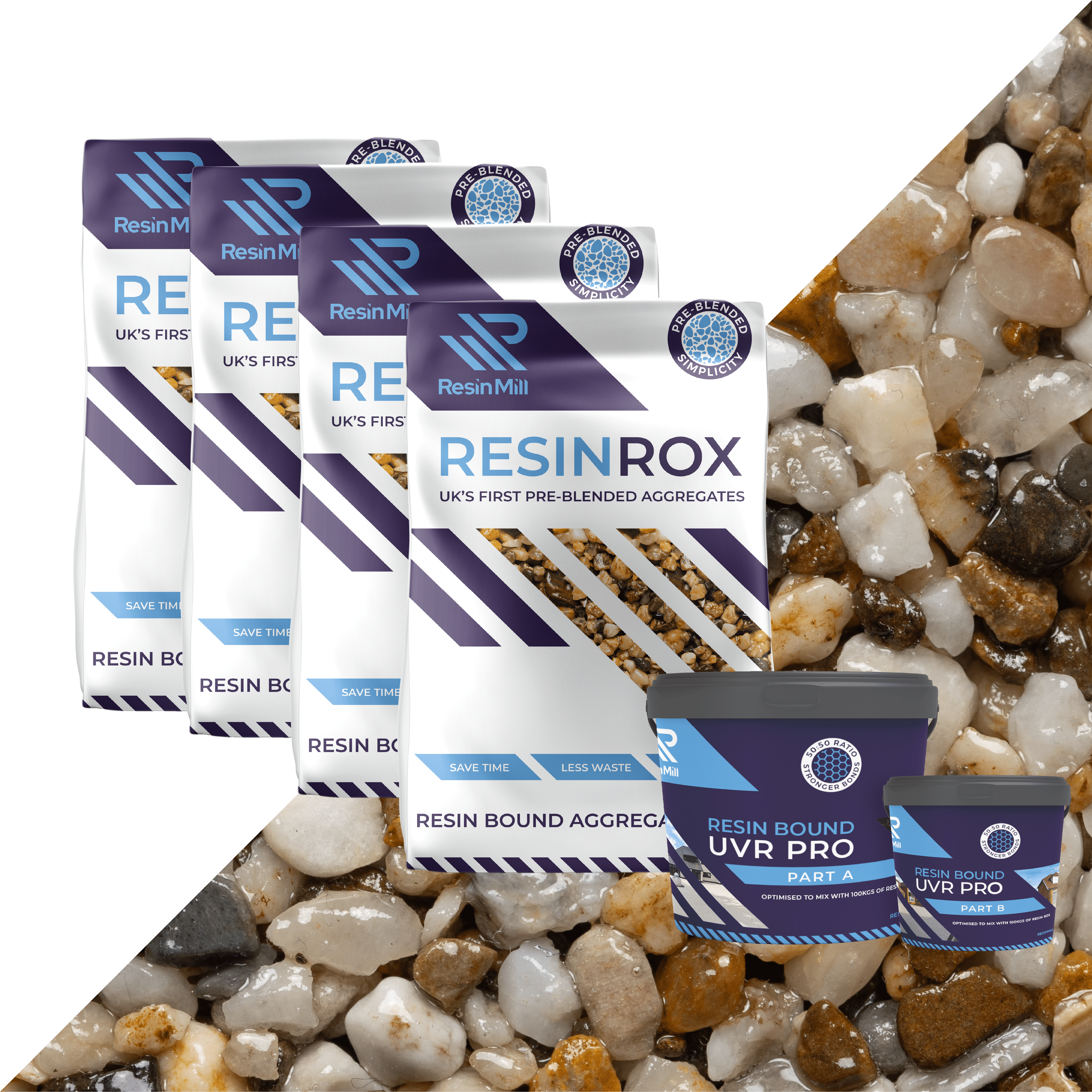 Cotswold UV Resin Bound Mix 1 - 5mm - Resin Mill